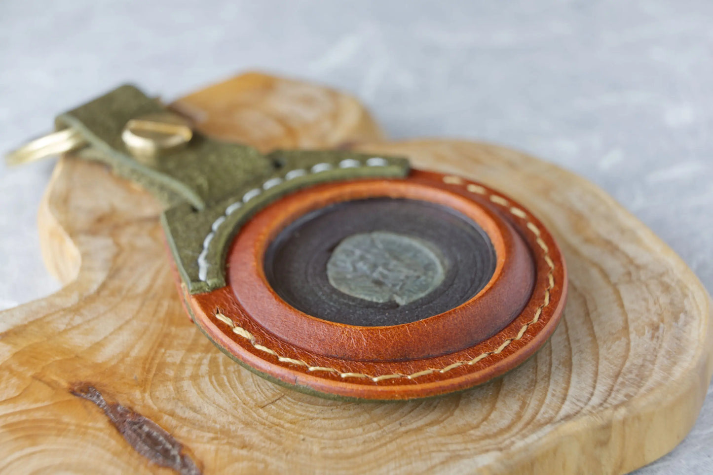 Rare Coin Keychain and Display Stand