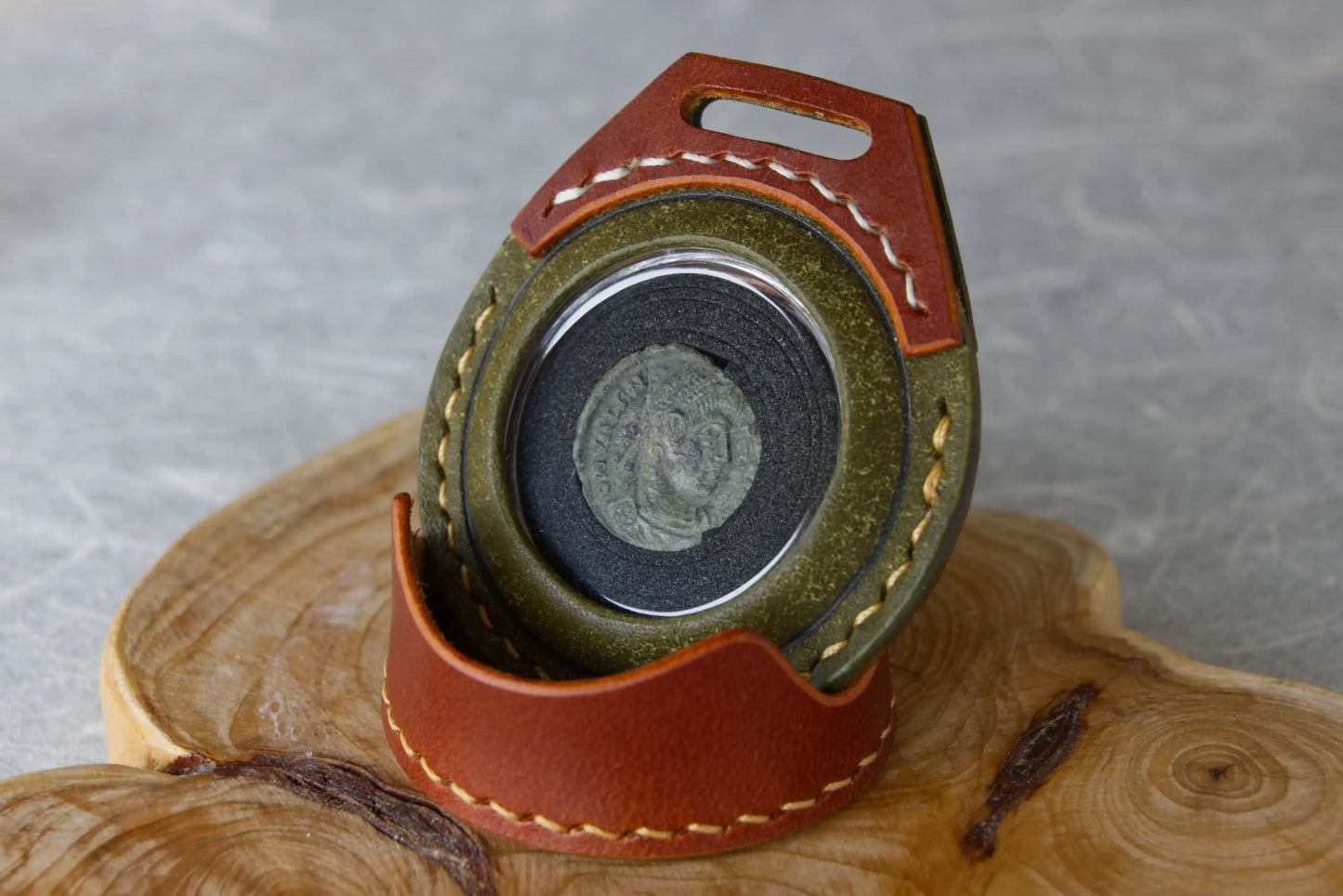 Rare Coin Keychain and Display Stand