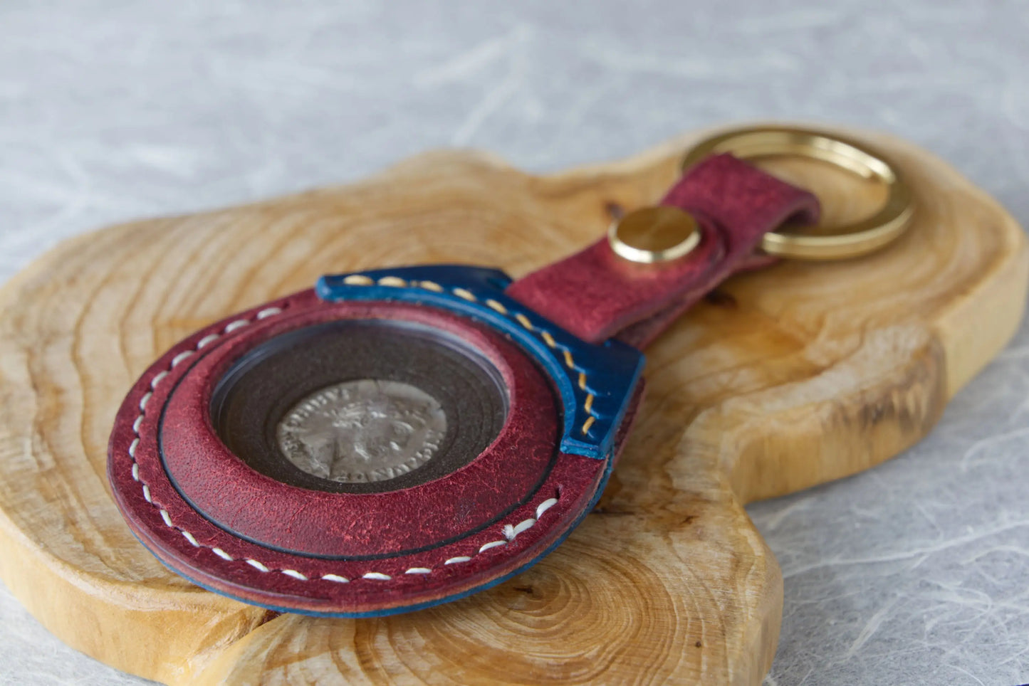Rare Coin Keychain and Display Stand