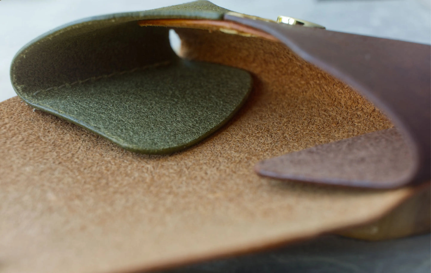 Tri-Colored Card Wallet